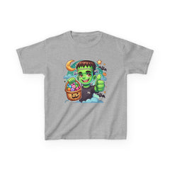 Kids Halloween Frankenstein Monster Tee