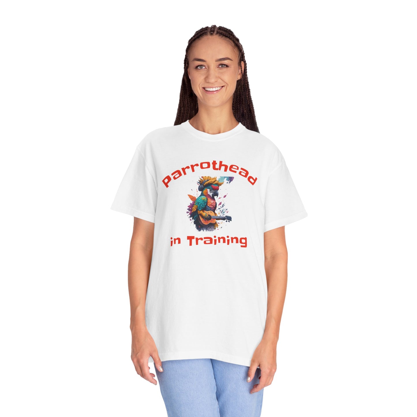 Parrothead In Training - Unisex Garment-Dyed T-shirt