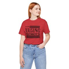 Raising Patriots Tee – Americana Stars & Stripes Family Pride T-Shirt