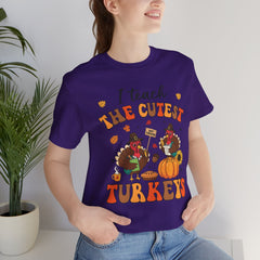 I Teach The Cutest Turkeys Teacher Appreciation T-Shirt