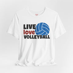 Live Love Volleyball T Shirt,gift for her,gift for him,volleyball gift,sports tee,team shirt,player gift,coach gift,Love Volleyball,Spike it