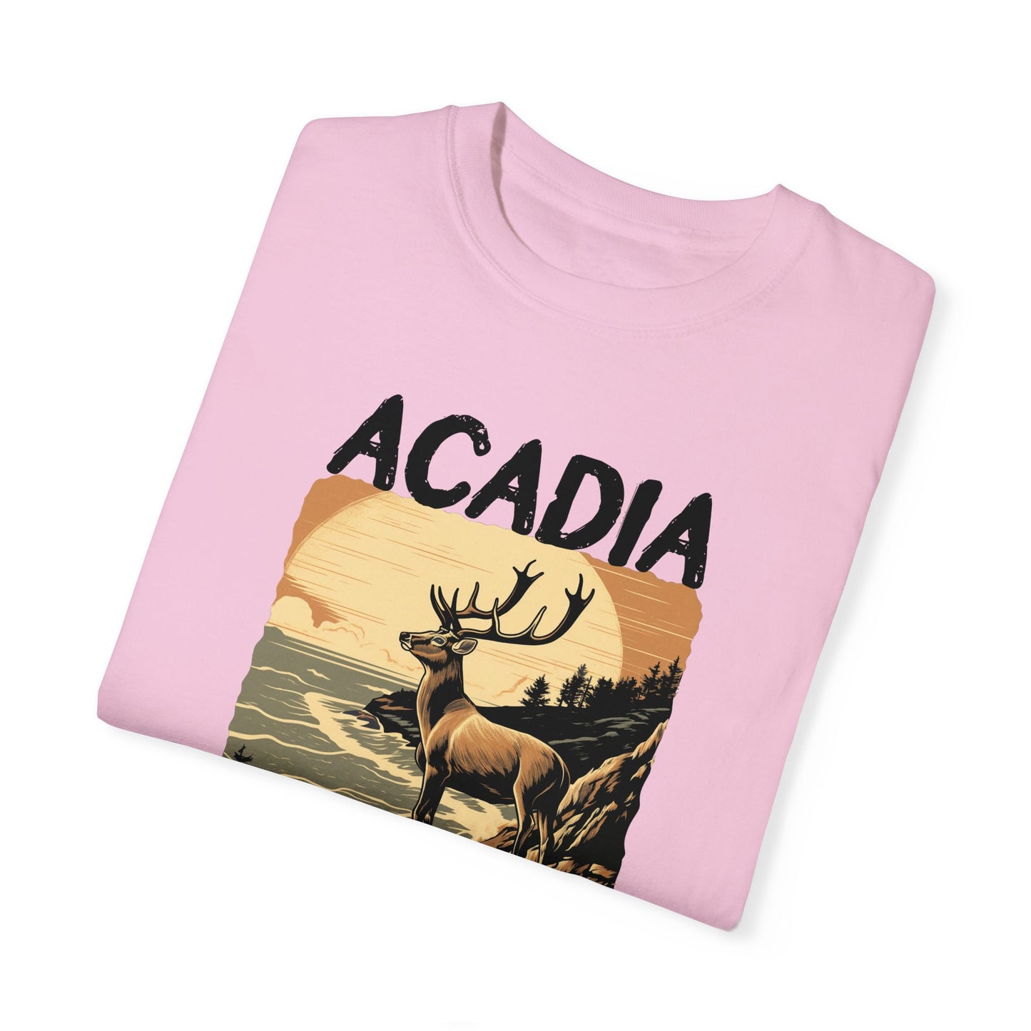 Arcadia National Park Graphic, Comfort Colors Soft Relaxed Fit Unisex Garment-Dyed T-shirt