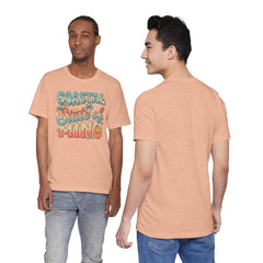 Coastal State of Mind Tee — Retro Beach Graphic T-Shirt