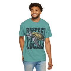 Respect the Locals T-Shirt — Sea Turtle Conservation Graphic Tee