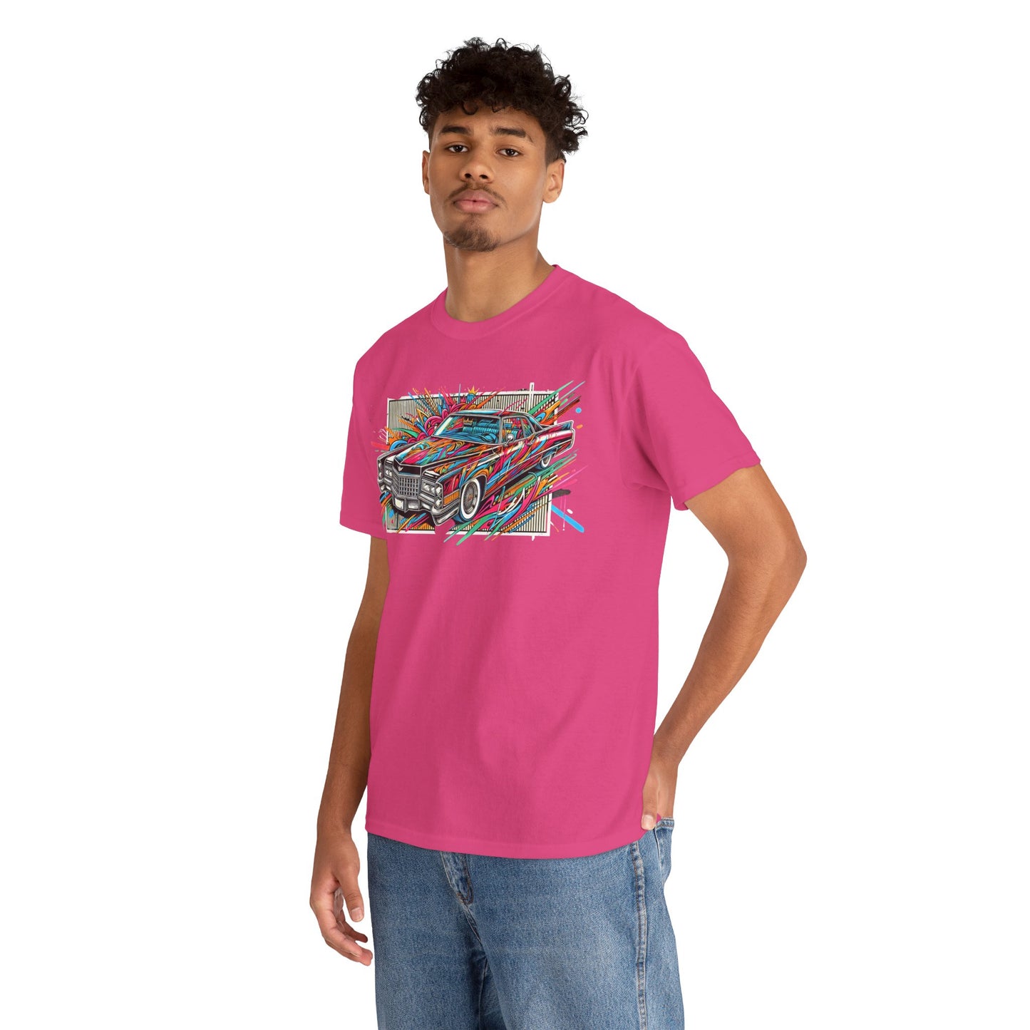 Graffiti Mania Cadillac Eldorado Graphic - Unisex Heavy Cotton Tee