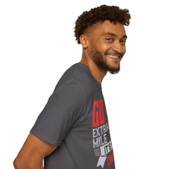 Go The Extra Mile Its Never Crowded Unisex Softstyle T-Shirt