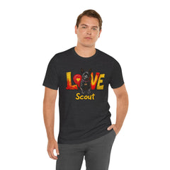 Personalized Love Your Dog T-Shirt — Designed with your dogs name and picture Graphic Tee