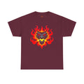 Flaming Fire Dragon - Graphic Unisex Heavy Cotton Tee