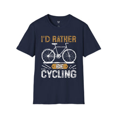 Cycling Enthusiast Unisex T-Shirt - 'I'd Rather Be Cycling' Design