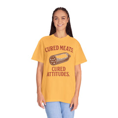 Cured Meats Graphic Tee - Funny Foodie Wear, Gift for Meat Lovers