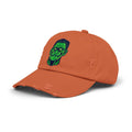 Frankenstein Unisex Distressed Cap