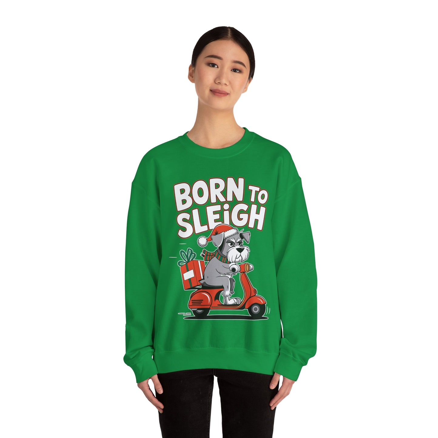 Born To Sleigh - Unisex Heavy Blend™ Crewneck Sweatshirt