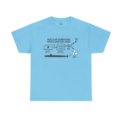 Nuclear Submarine Propulsion Explained Tee, Science Shirt, Geeky Gift, Educational Apparel, STEM Fashion, Nerdy T-Shirt