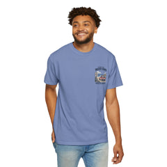 Where the Road Ends Long Island Unisex Garment-Dyed T-shirt