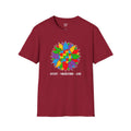 Autism awareness tee, softstyle, unisex autism shirt, short sleeve autism tee, shirt for autism, support autism shirt, gift for autistic kid