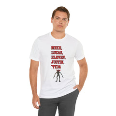 Unisex Jersey Tee - Retro Demogorgon Monster Design for Fans of Adventure & Fantasy