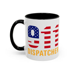 Vintage 911 Dispatcher Patriotic Coffee Mug, 11oz, 15oz