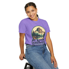 Glacier National Park Graphic, Comfort Colors Soft Relaxed Fit Unisex Garment-Dyed T-shirt