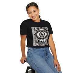 1984 Orwellian Graphic, Comfort Colors Soft Relaxed Fit Unisex Garment-Dyed T-shirt