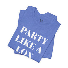 Funny Jewish Humor Party Like A Lox Star Graphic Tee