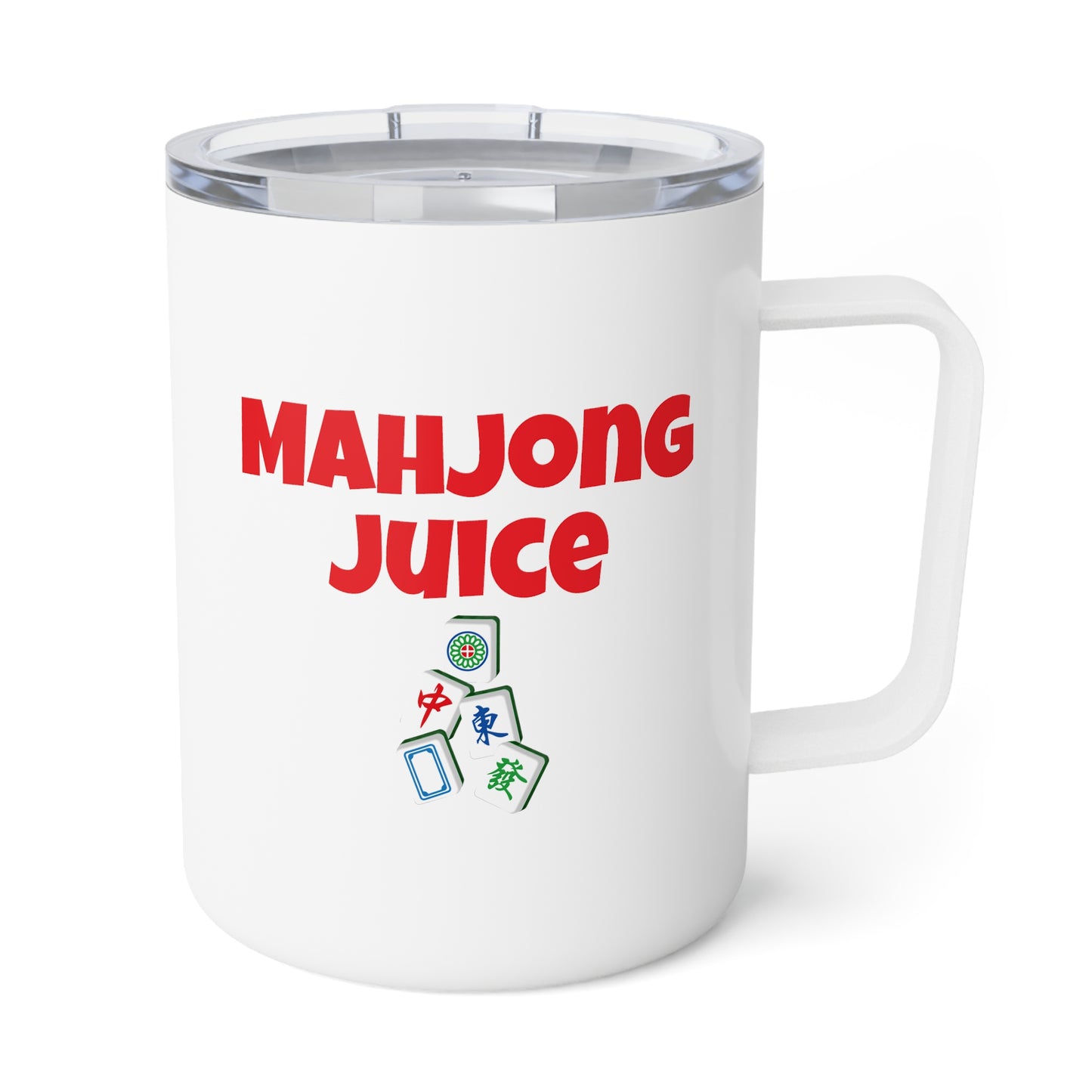 Mahjong Juice Insulated Coffee Mug, 10oz