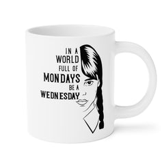 Wednesday Addams - Ceramic Mugs (11oz\15oz\20oz) | Pop Culture | Addams Family | Fan Gift | Gift For Her | Gothic Style Mug | Creepy Comedy