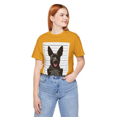K9 Mugshot Personalized with your Dog T-Shirt