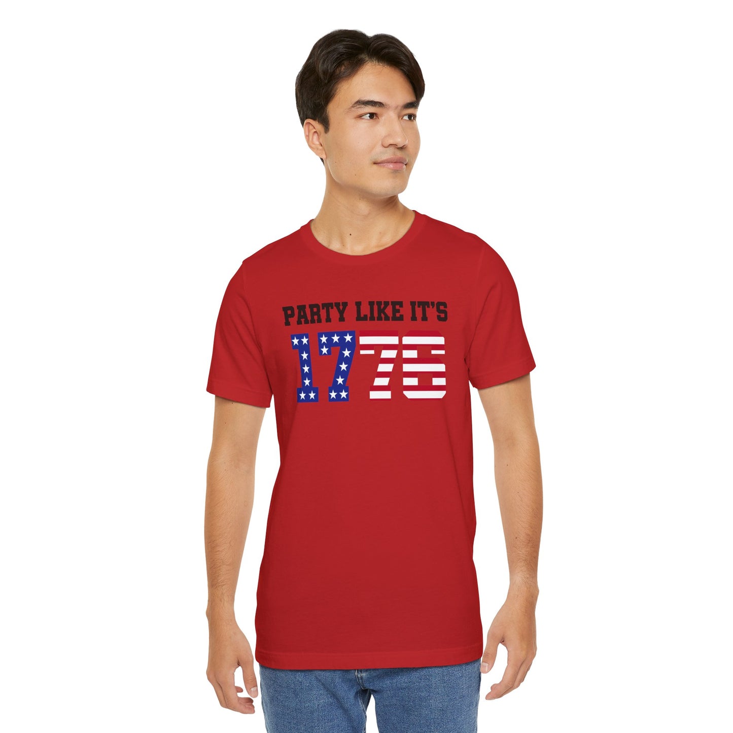 Party Like Its 1776, Graphic Unisex Jersey Short Sleeve Tee