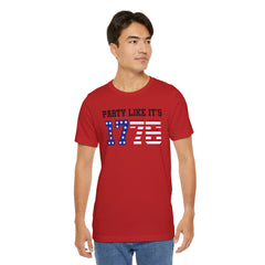 Party Like Its 1776, Graphic Unisex Jersey Short Sleeve Tee