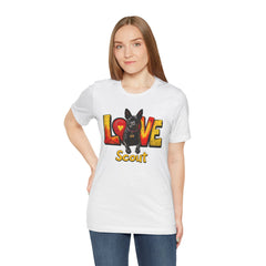 Personalized Love Your Dog T-Shirt — Designed with your dogs name and picture Graphic Tee