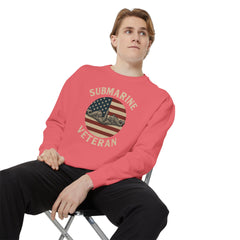 Vintage Submarine Veteran Sweatshirt, Unisex Crewneck, Comfortable Casual Wear, Perfect Gift for Veterans, Military Appreciation