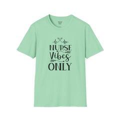 Nurse Vibes - Unisex Softstyle T-Shirt | Nurse Awareness, Medical Wear, Gift For Her, Scrubs Lover, Hospital Staff Gift, Registered Nurse,RN