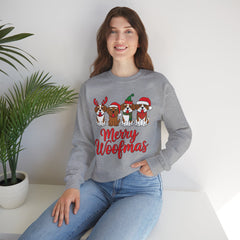 Merry Woofmas- Unisex Heavy Blend™ Crewneck Sweatshirt