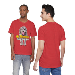 My Therapist Has A Wet Nose Personalized with your dog(s) image T-Shirt