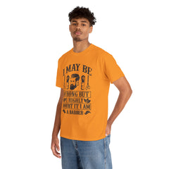 Humorous Barber Tee, Funny Barber Gifts, Unisex Cotton Shirt, Barber Appreciation, Father's Day Gift Tee, Hair Stylist T-Shirt