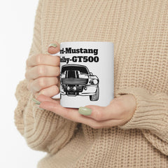 Ford Mustang Shelby GT500 Ceramic Mug - Classic Car Lovers Gift - 11oz & 15oz Sizes
