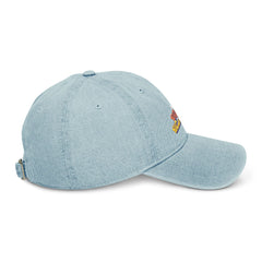 Winter Wonderland Embroidered Denim Hat | Cute Winter Headwear, Casual Accessories, Gifts for Her, Holiday Fashion, Cozy Style