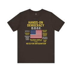 Hands-On Democracy Graphic Tee - Unisex
