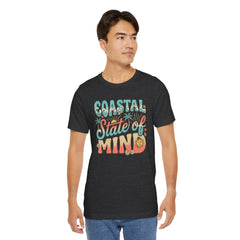 Coastal State of Mind Tee — Retro Beach Graphic T-Shirt
