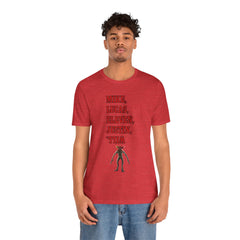 Unisex Jersey Tee - Retro Demogorgon Monster Design for Fans of Adventure & Fantasy