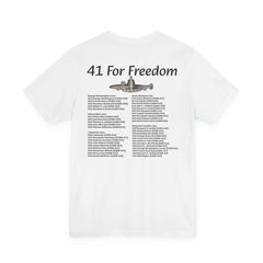 41 For Freedom FBM Fleet Ballistic Missile Submarine Unisex Jersey Short Sleeve Tee
