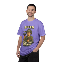 Speed Enforced By Radar T-Shirt — MASH 4077 Retro Traffic Cop Graphic Tee