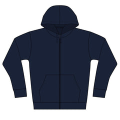 Personalized Full-Zip Hoodie with your name on front and your Dogs Image on back
