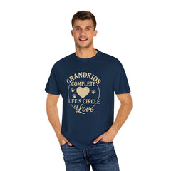 Grandkids Complete Life’s Circle of Love T-Shirt, Family Shirt, Gift for Grandma, Heartwarming Tee, Casual Everyday Wear