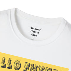 Hallo Future Pop Art Guy Unisex Softstyle T-Shirt