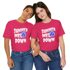 Summer Meltdown Graphic Tee — "Summer Melt Down" Sun Design