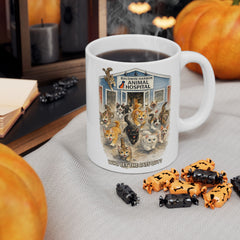 Who Let The Cats Out Baldwin Harbor Animal Hospital Ceramic Mug – (11oz/15oz)