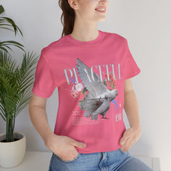 Peaceful Flowers With Dove Unisex Tee