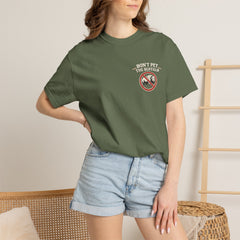Wyoming Funny Roadtrip T-Shirt — "Three Things You Don’t Do in Wyoming" Adventure Tee