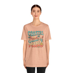 Coastal State of Mind Tee — Retro Beach Graphic T-Shirt